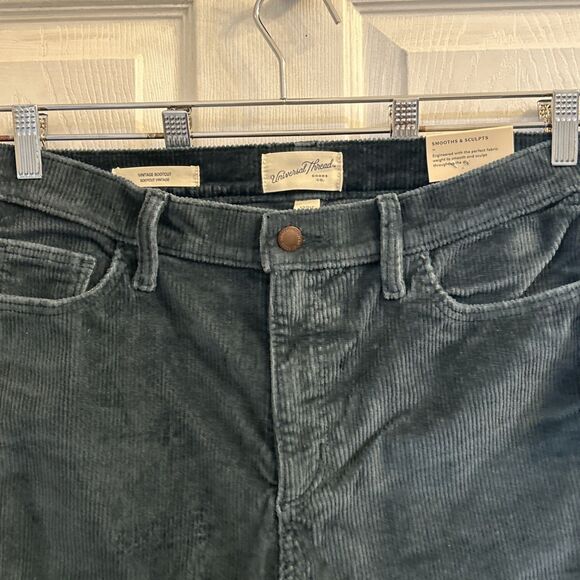 Universal Thread Women’s Teal Corduroy Bootcut Pants 12 Short High Rise NWT - Picture 4 of 16